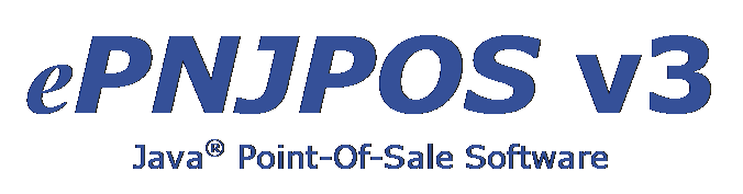 ePNJPOS
Java Point-Of-Sale Software
