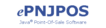 Text Box: ePNJPOS
Java Point-Of-Sale Software
